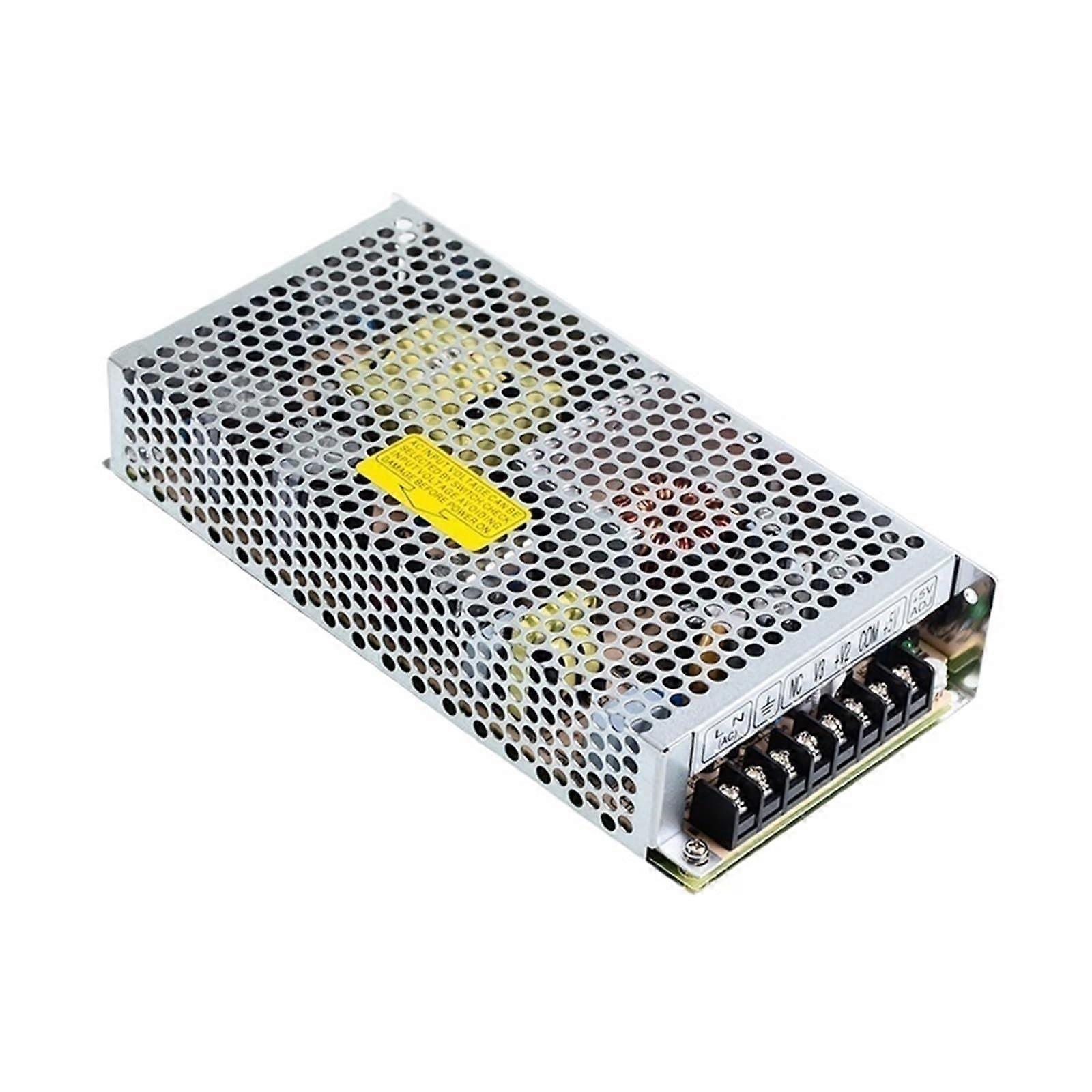 Triple Output Switching Power Supply 125W 5V 12V 24V  Efficiency LED Lighting Driver