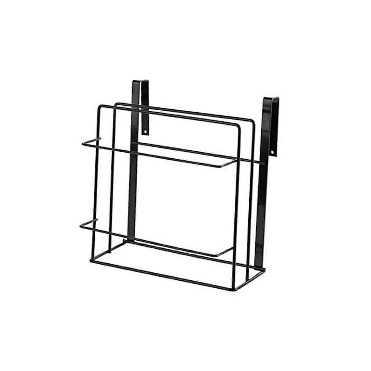 Wall Mounted Kitchen Organizer with Double Layer Cutting Board Holder, Easy Install SpaceSaving Design