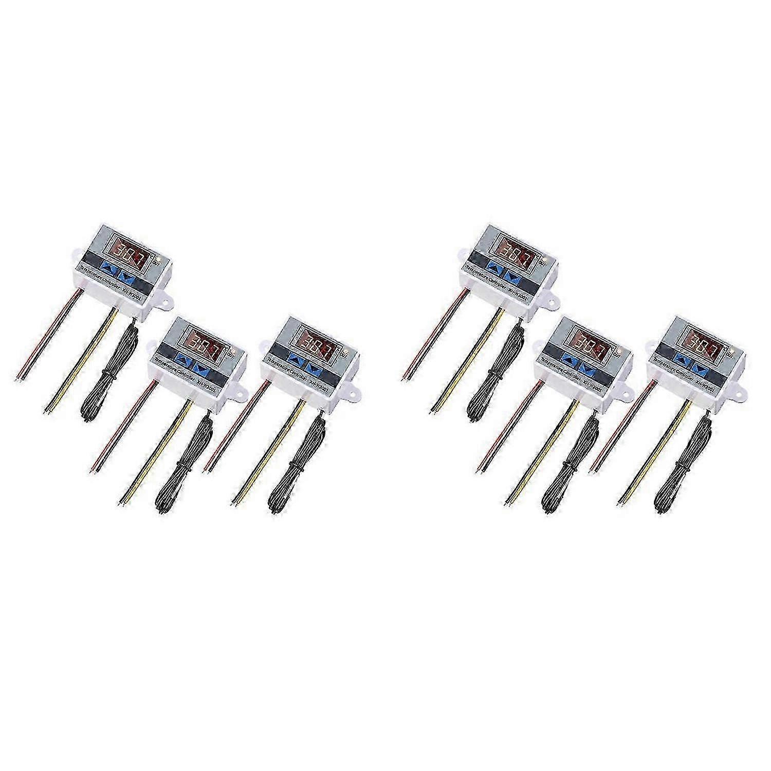 Three XH-W3001 digital LED temperature controller modules (12V 10A 120W)