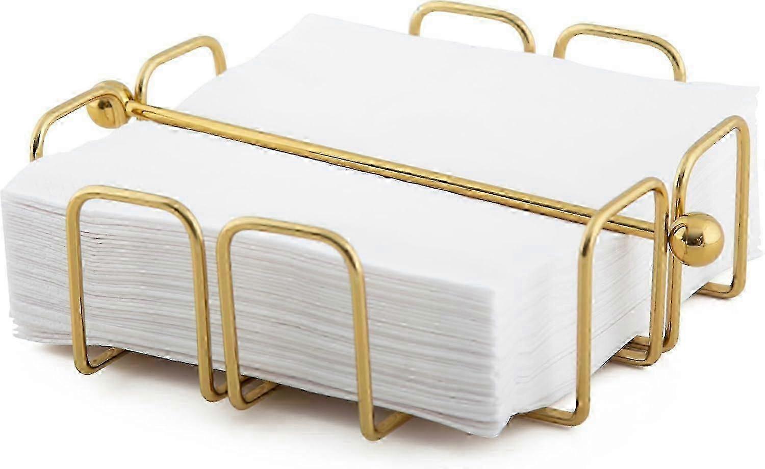 Napkin/Serviette Holder with Weighted Bar Brass