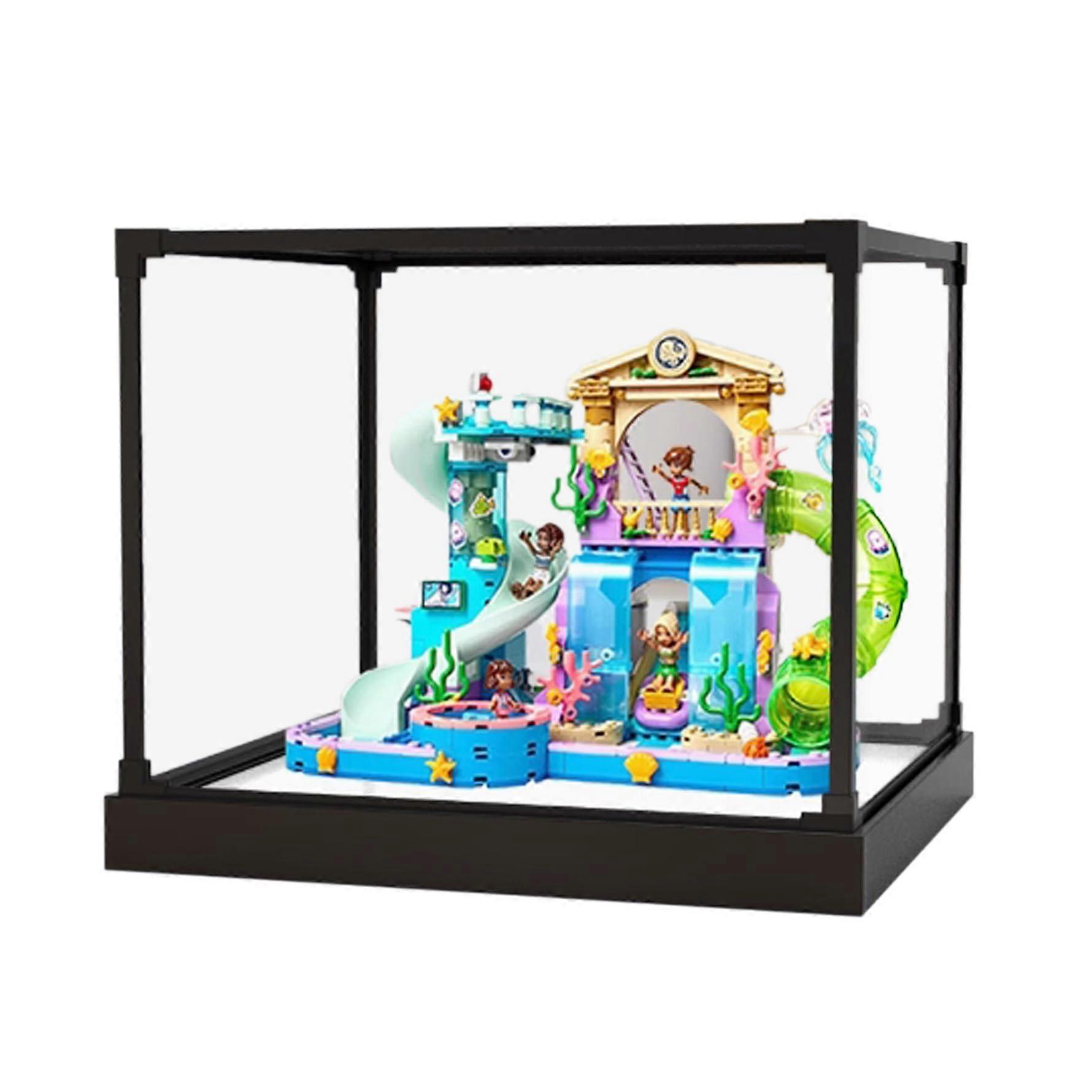Acrylic Display Box for  42630 Water Park, Dustproof Stackable Case with 360° Clear View