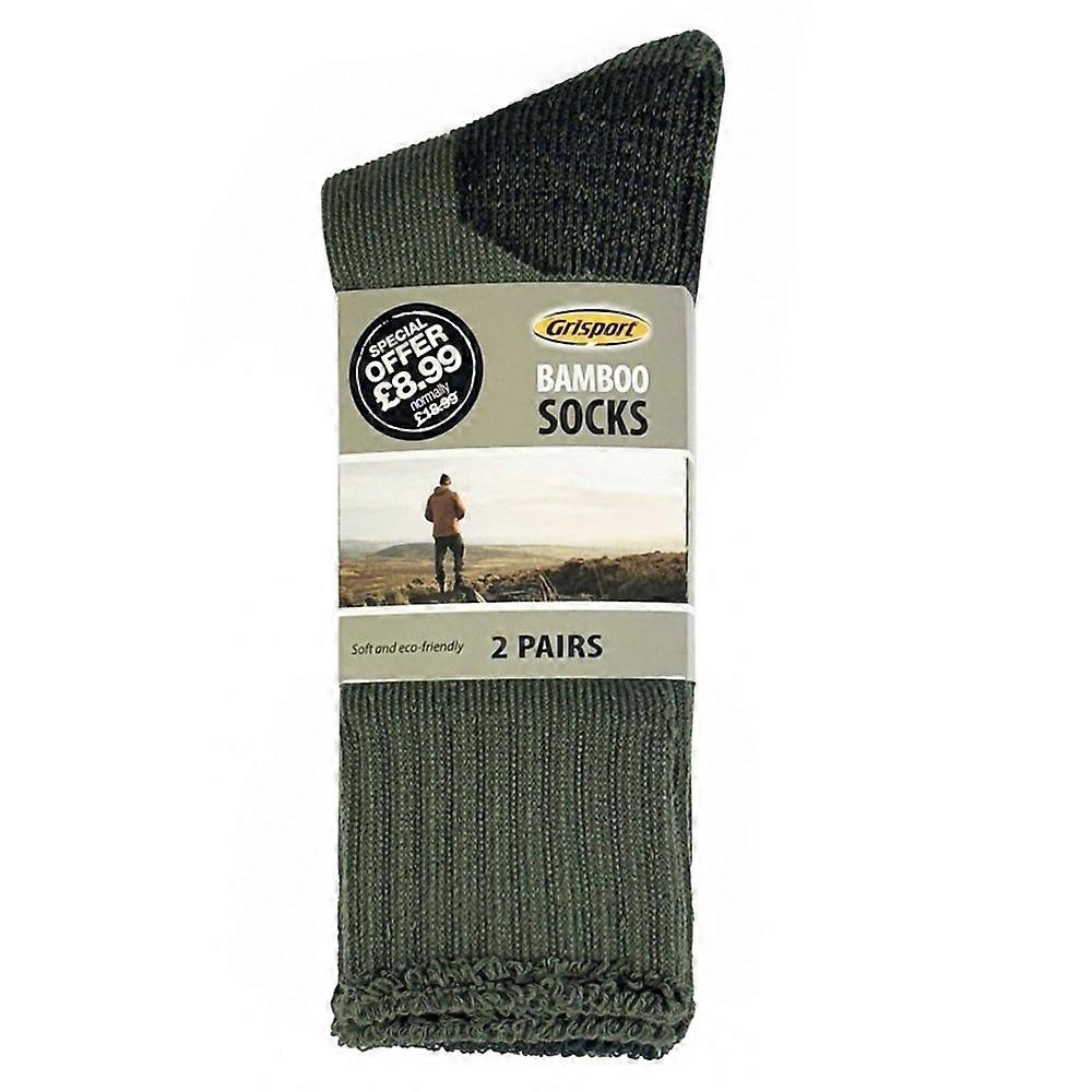Grisport Bamboo 2 Pack Mens Socks
