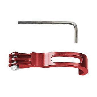 Foldbar cykel forgaffellygtebeslag cykellygteforlængerbeslag aluminiumslegering forlængerbeslag rød