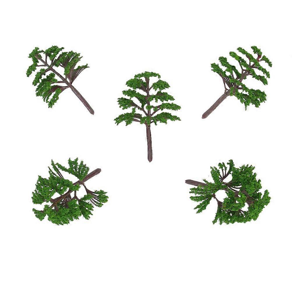 Train Model Tree Model Tree for Scenery Use 20Pcs Green Plastic Set
