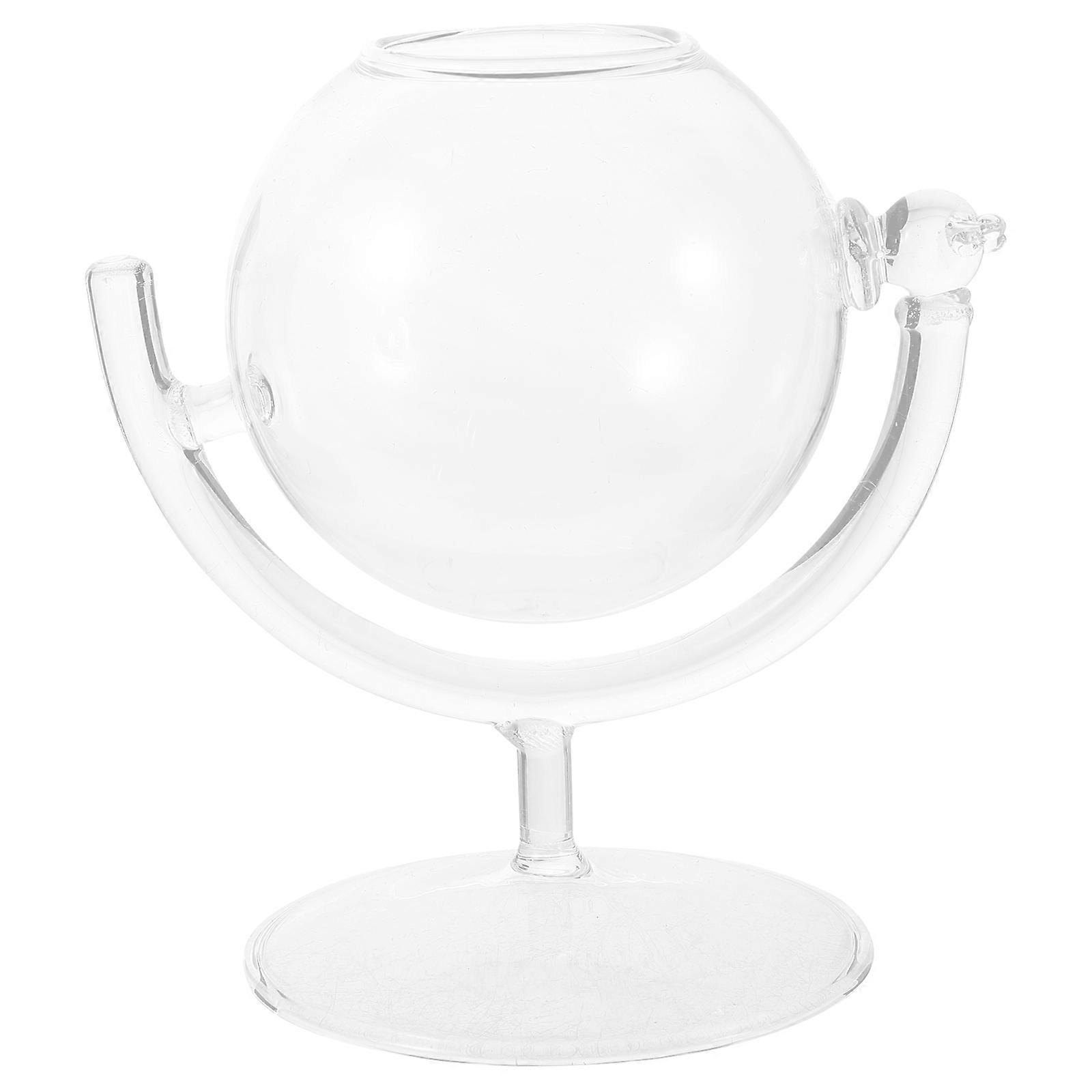 Transparent Globe-Shaped Glass Goblet for Cocktail Serving 1Pcs Style
