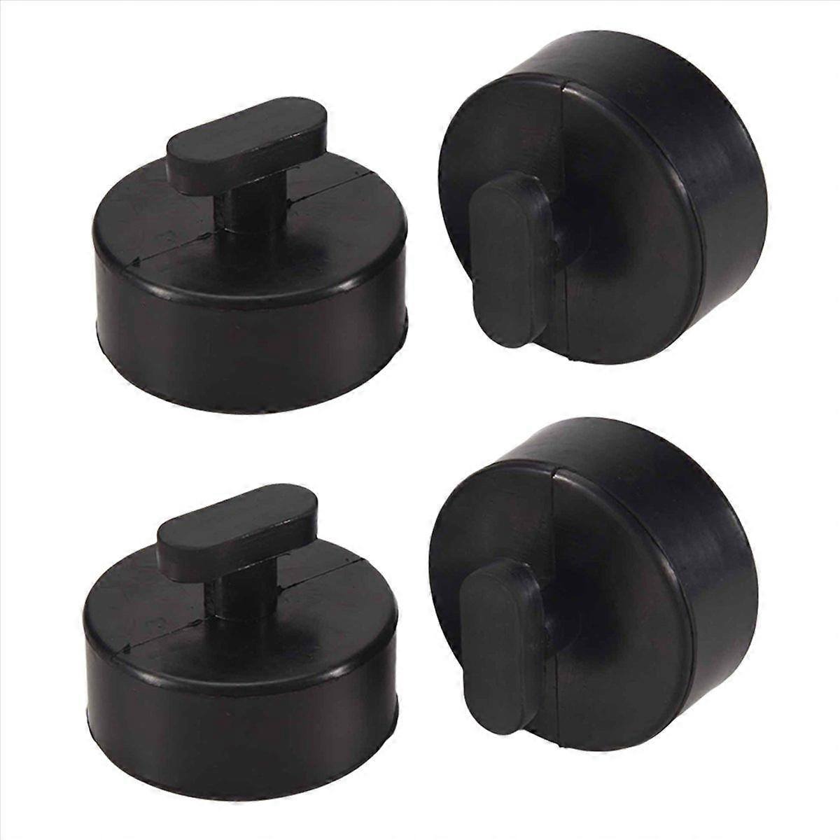 4 PCS Car Jack Solid Adapter Rubber Jack Pad Rubber Pad for 