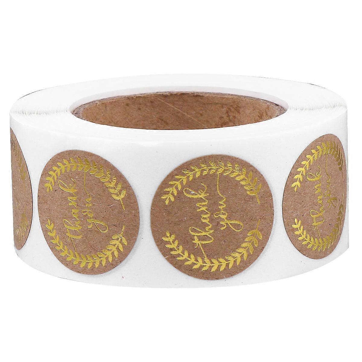 Love Heart Bronzing Sticker for Baking Sealing 1 Roll 500Pcs