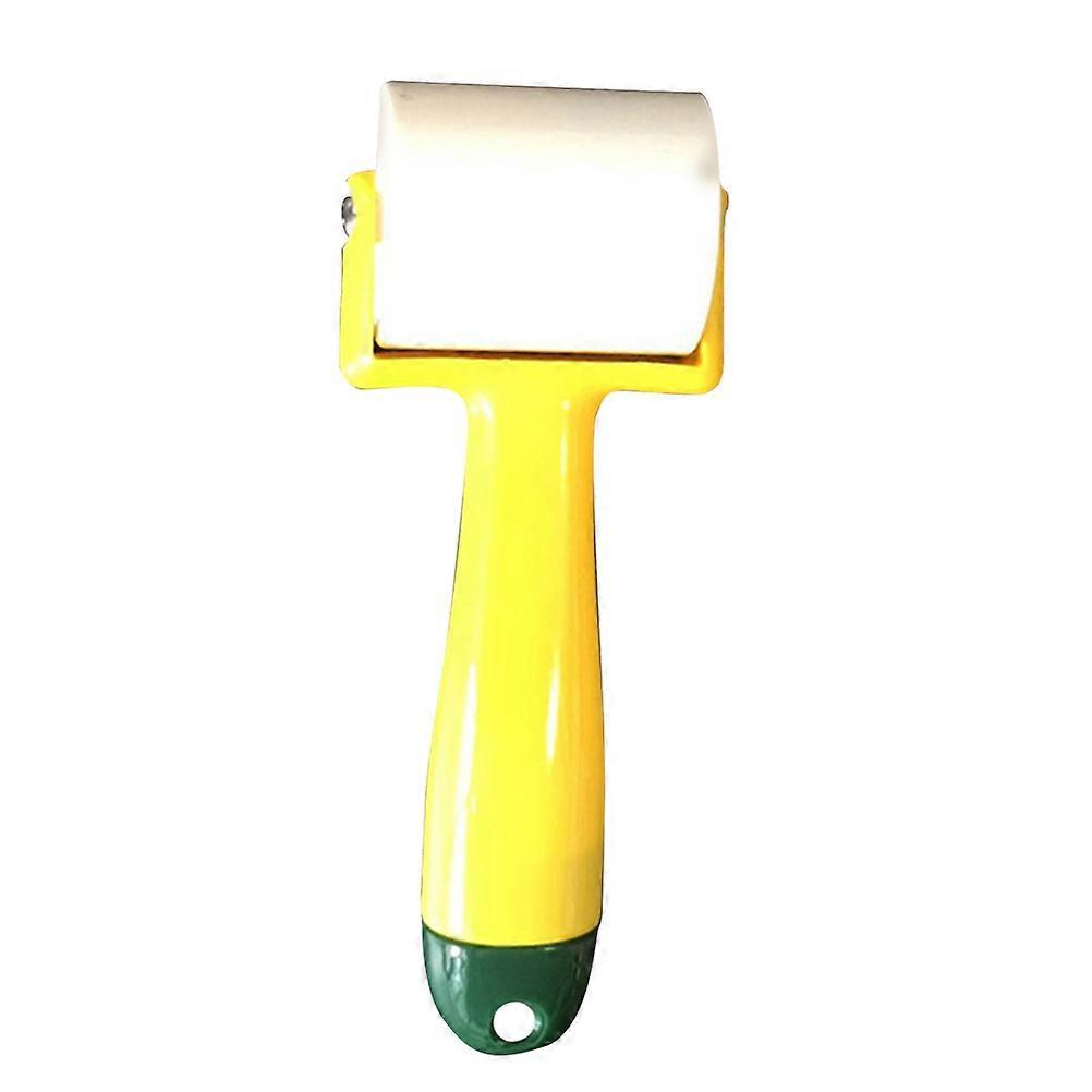 Wall Sticker Roller Plastic Tool for Wall Decoration 1Pcs Yellow