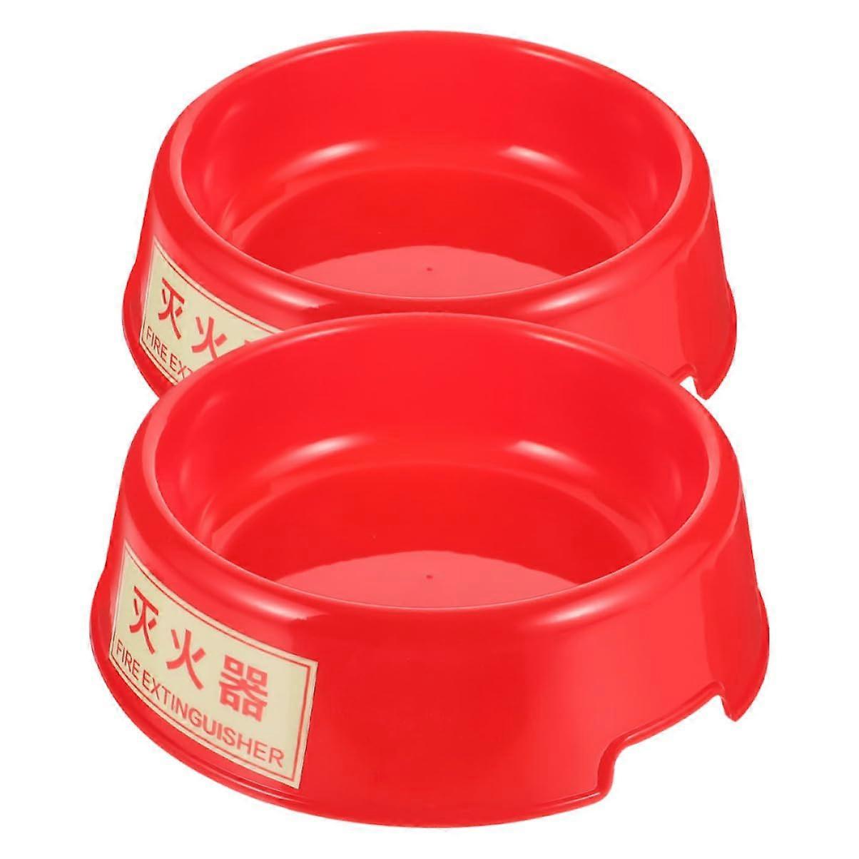 Fire Extinguisher Bracket Set, Fluorescent  Visibility Wall Mount for Public Safety