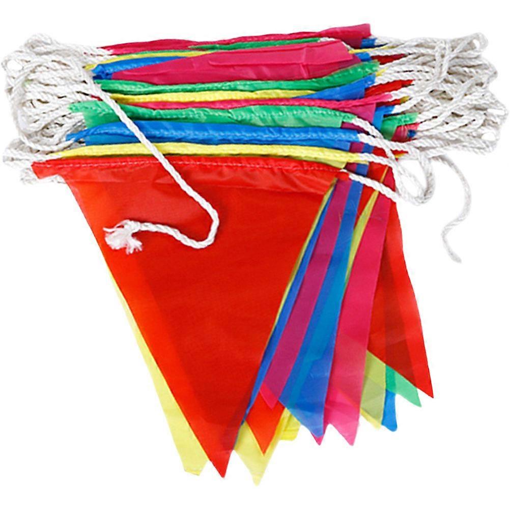 Alert Flag Waterproof PVC Safety Flag for Roadwork Use 1 String