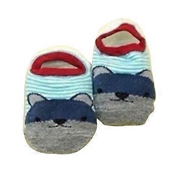 Cartoon Baby Kinder Baumwolle Warmer Boden Baby Socken Niedrig geschnittene Innenschuhe Knöchel Socken Schuhe 07#