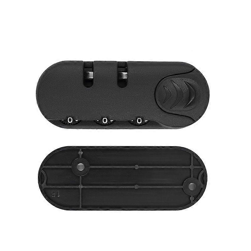 3-digit combination lock, high security, frosted texture, replacement code, combination lock for suitcases, briefcases, toolboxes