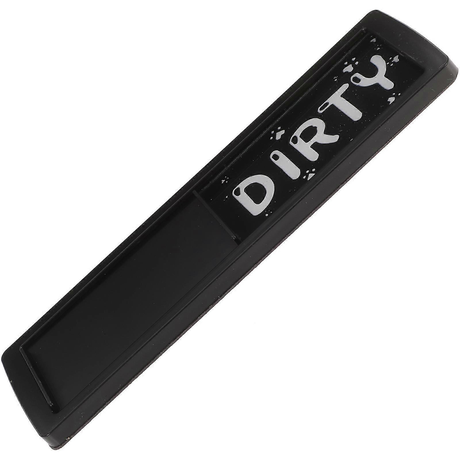 Magnetic Dishwasher Clean Dirty Sign Rectangular Shape 1Pcs