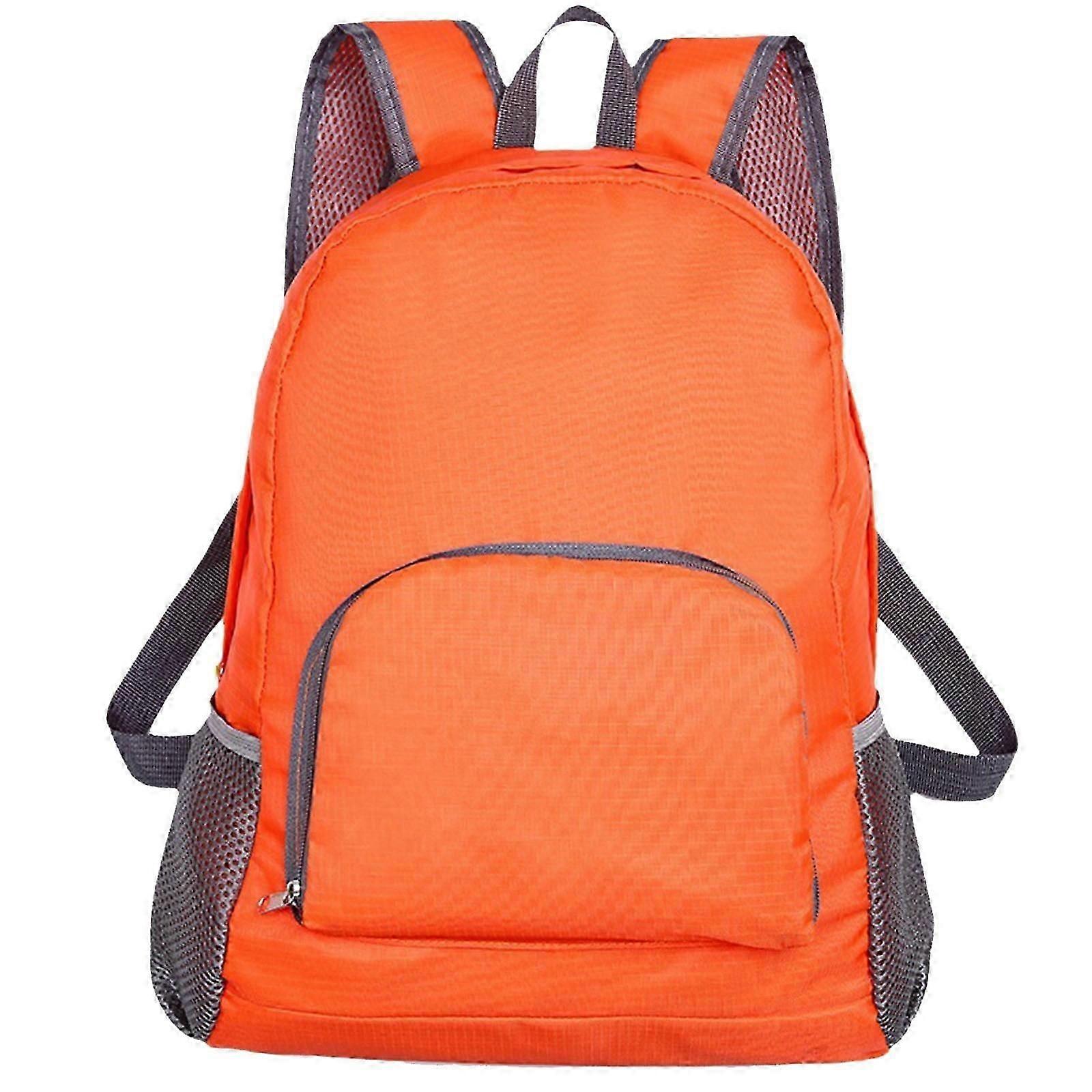 And Foldable Backpack Student Backpack Fluorescent Color Minimalism