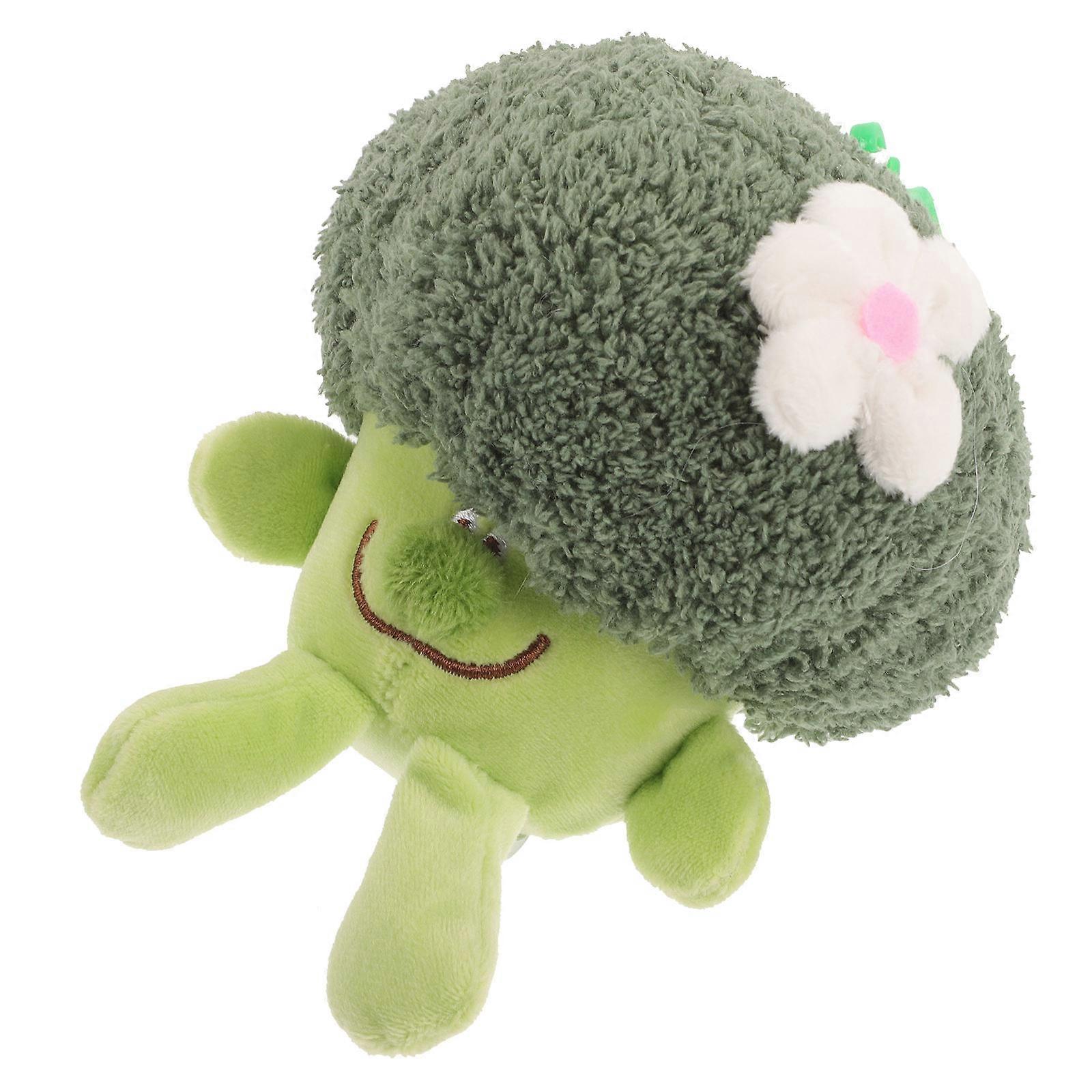 Cute Keychains for Backpacks Broccoli Plush Pendant for Hanging Keys