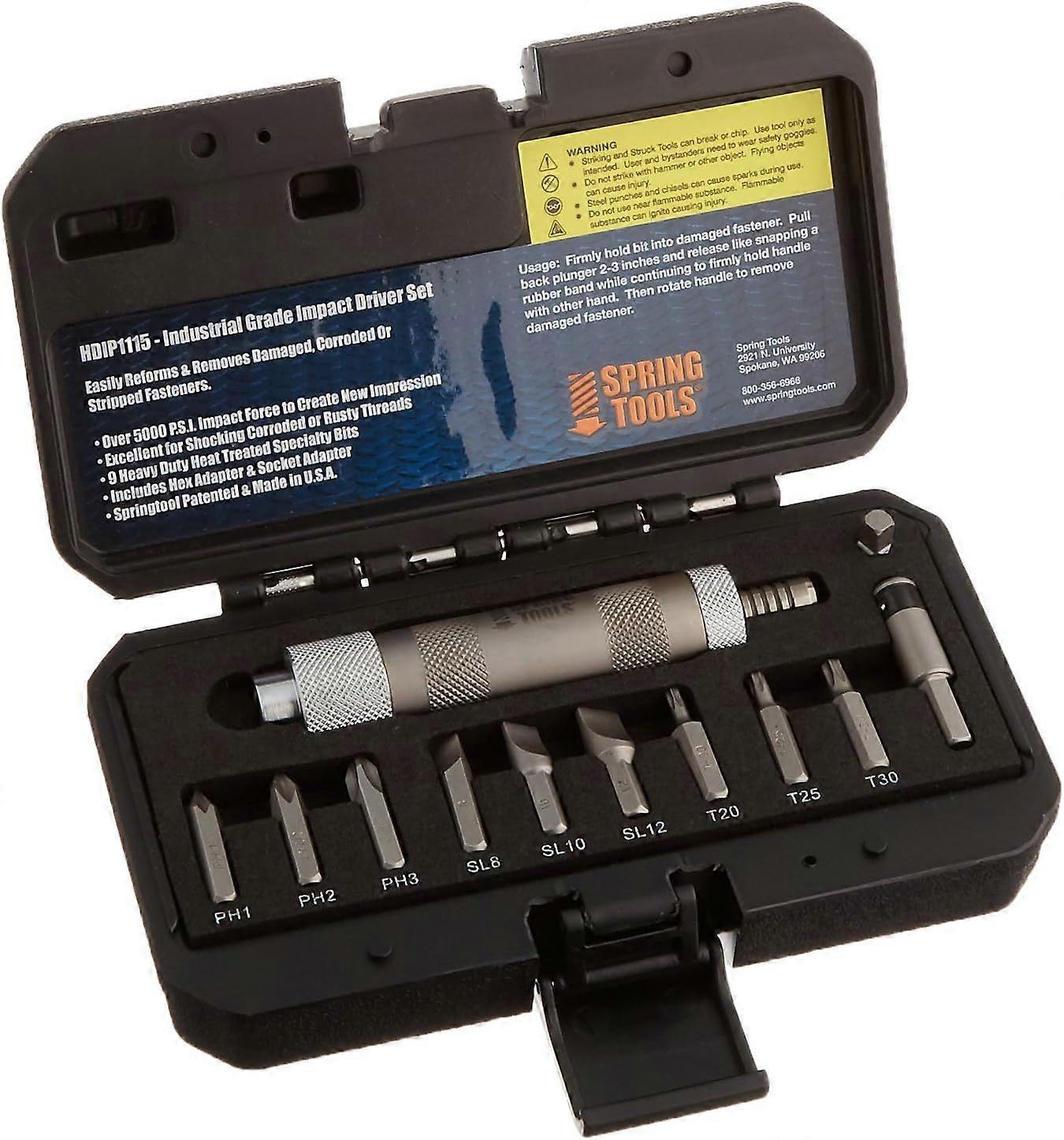 Spring Tools HDIP1115 Hammerless Impact Driver