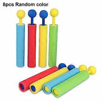 8 Pcs Novelty Water Gun Toy Set, Colorful Extendable Squirt Guns for Outdoor Beach Water Play, Random Colors Family Summer Fun