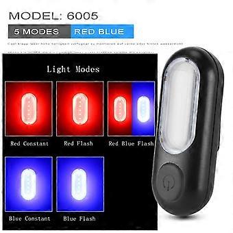 Fahrrad Rücklichter LED Sicherheitslicht USB wiederaufladbar mit 5 Beleuchtungsmodi Hohe Sichtbarkeit Lichter für Radfahren / Wandern / Hund Walking