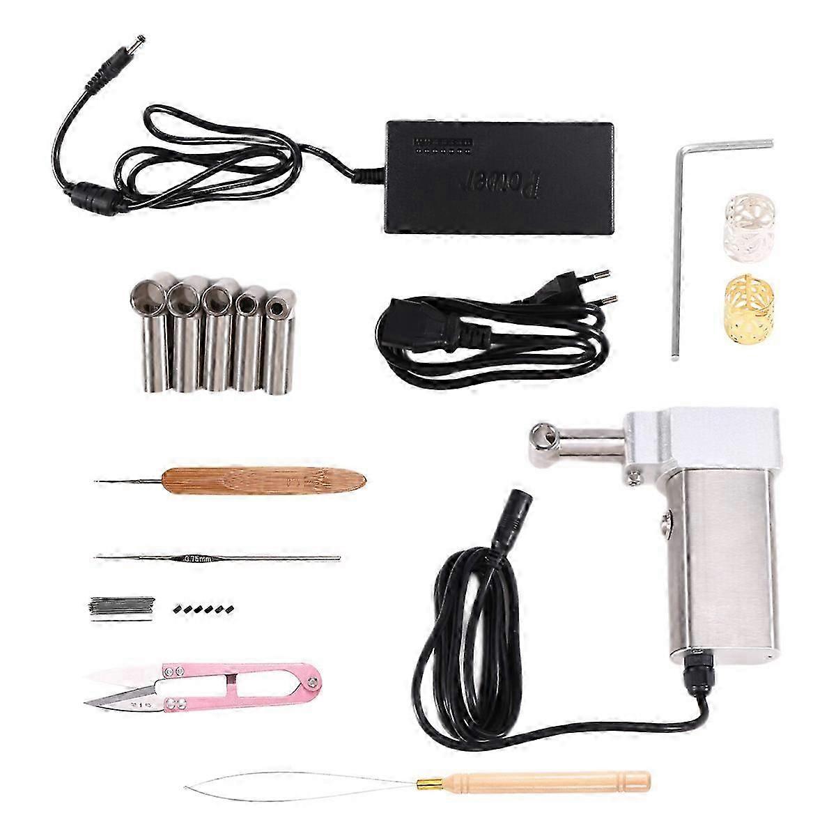 Instant Dreadlocks Hair Making Machine Easy DIY Semi-Automatic Dreadlock Machine for Long EU Plug