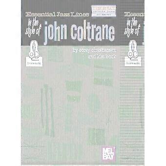 Essensielle jazzlinjer i stil med John Coltrane, tenorsaksofon