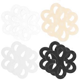 Adjustable Strap Clips 8Pcs Square Design Cross Back For Women Bras Ideal For Dresses Shirts Blouses Sports Tops Prevent Strap Falling 26-27