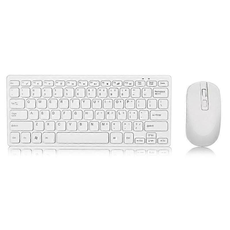 2.4GHz Wireless Ultra-thin Keyboard Mini Mouse Kit Set for PC Laptop Computer