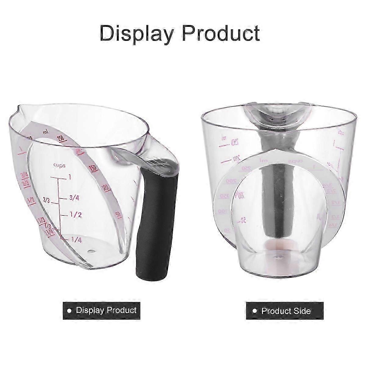Measuring Cup Plastic Transparent Measuring Cup for Home Use 1Pcs
