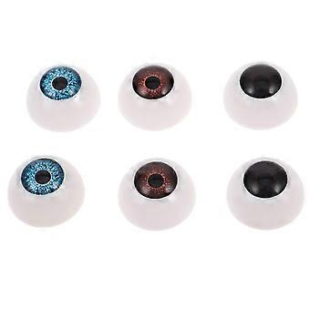 Realistic Craft Doll Eyes Accessories Compatible with Making Eyeballs 3Pairs Plastic.