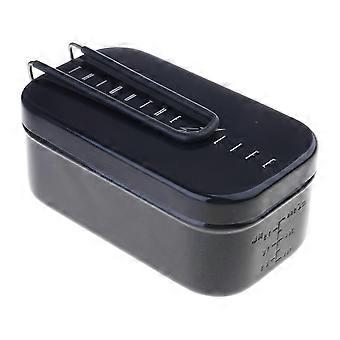 Camping Mess Kit 0.8L Aluminum Lunch Box with Foldable Handle, Stove Safe for Hiking and Backpacking