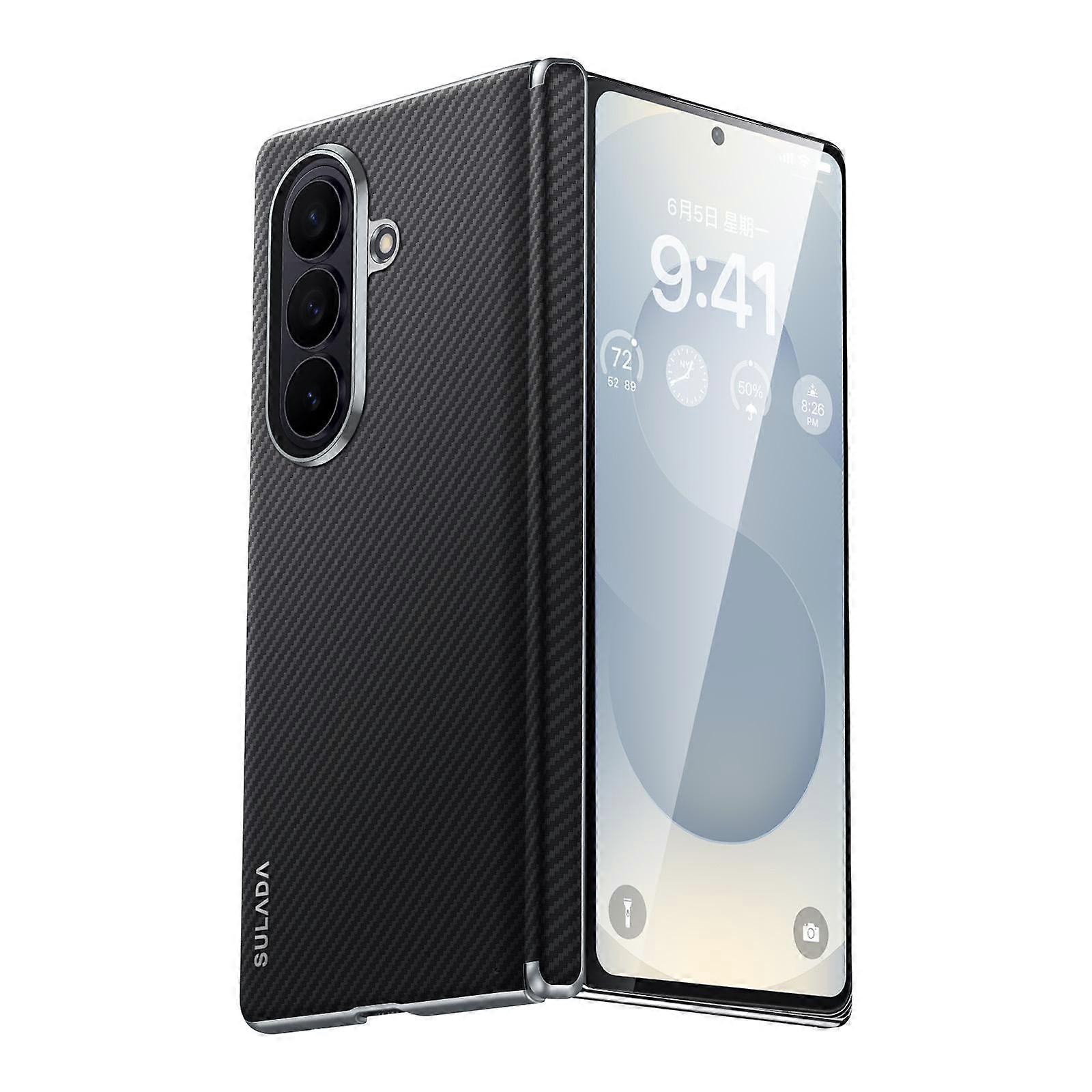 SULADA 600D Kevlar Texture PC Shockproof Phone Case