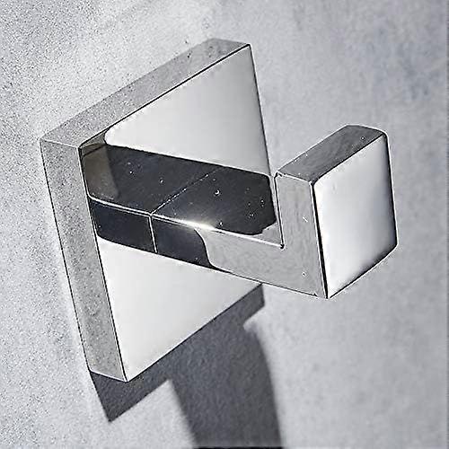 Wall Mounted Chrome Towel Hook - 2 Pack