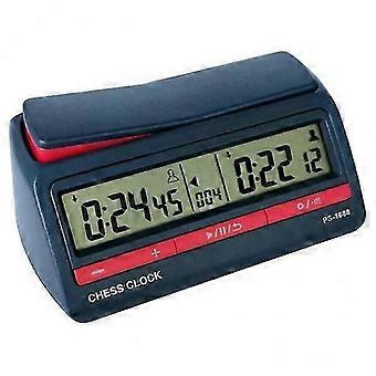 2x ABS Digital Schachuhr Tragbare Schachuhr Digitaler Schachtimer Spiel Timer
