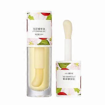 Moisturizing Lip Oil with Deep Hydration and Cute Pink Packaging, 6ML Fruit Flavored Lip Care