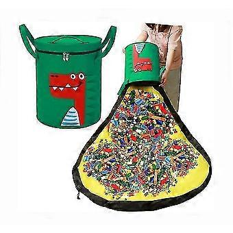 Lego Compatible Toy Storage Organizer Play Mat Large Portable Storage Bags Baskets