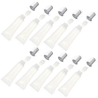 Empty Lip Gloss Tubes Refillable, 10 Pack Portable Travel Size Containers for DIY Lip Glaze Storage