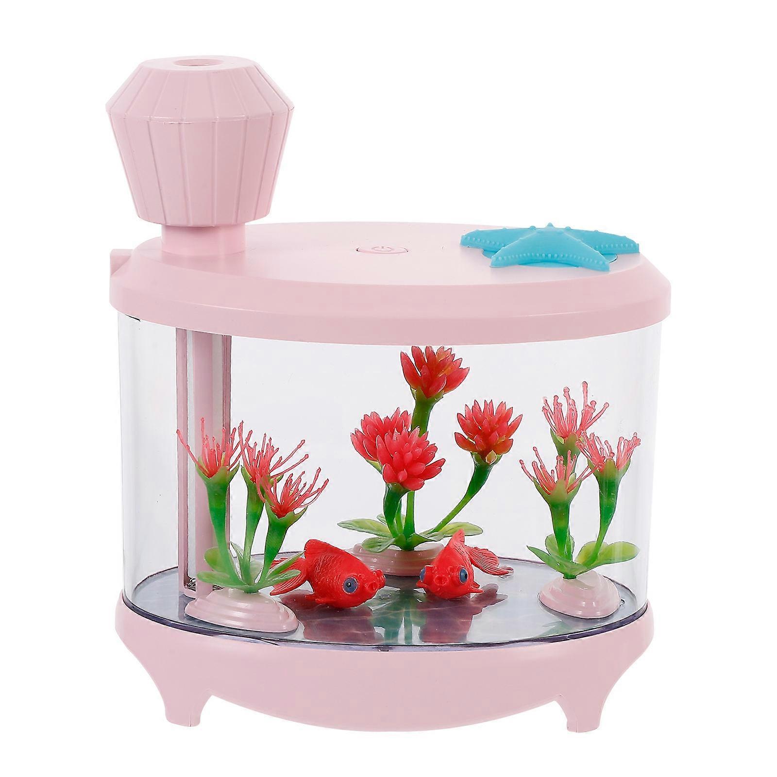 Fish Tank Light Humidifier for Office Use 460Ml USB Diffuser