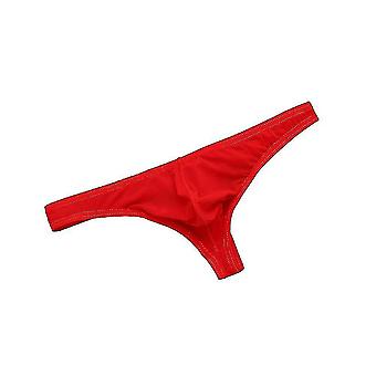Männer Ultradünne niedrige Taille T-Rücken Strings Unterwäsche G-String Unterhose Slips