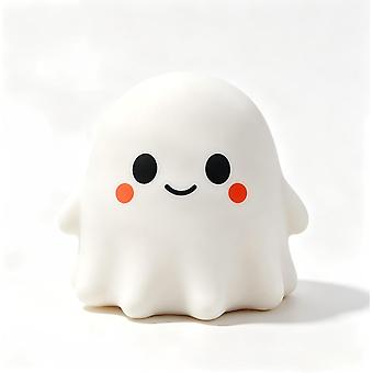 Cute Ghost Squishy Stress Relief Toy, Halloween Slow Rebound Squeeze Toy, Kawaii Ghost Decor Ornament, Soft Fidget Toy Party Favor Gift