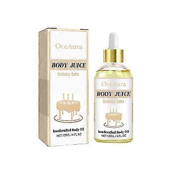 Körpersaftöl, 120ml Körpersaftöl Zimtschnecke, Pfirsich-Körperöl, Kuchen Körperöl, Körperöl, Feuchtigkeitsspendendes Körperöl