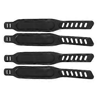 4 stk træningspedaler Universal pedalstropper cykelplatform rem cykelfodstropper