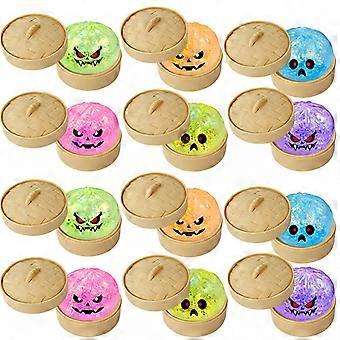 Halloween långsamt stigande bulle squishy leksak, mjuk kläm stressavlastande leksak för hemfestdekor och barns julklapp