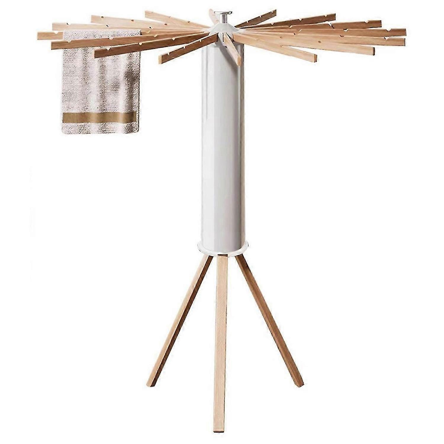 Tripod Clothe Drying Rack,Portable Foldable Clothes Drying Rack,White