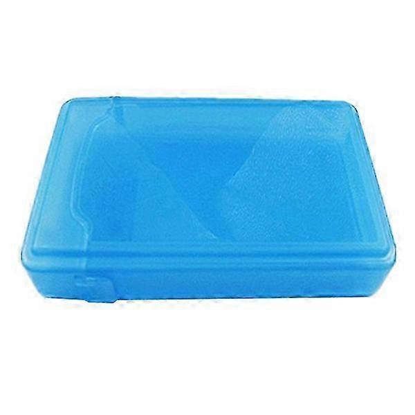 Protective Case Rectangular Anti-Static Storage 3.5 Inch Blue Polypropylene 1Pack