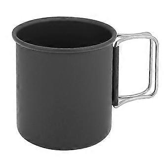 Taza de camping con asa plegable Taza de camping portátil multifunción de aleación de aluminio para acampar Picnic Senderismo Viajes