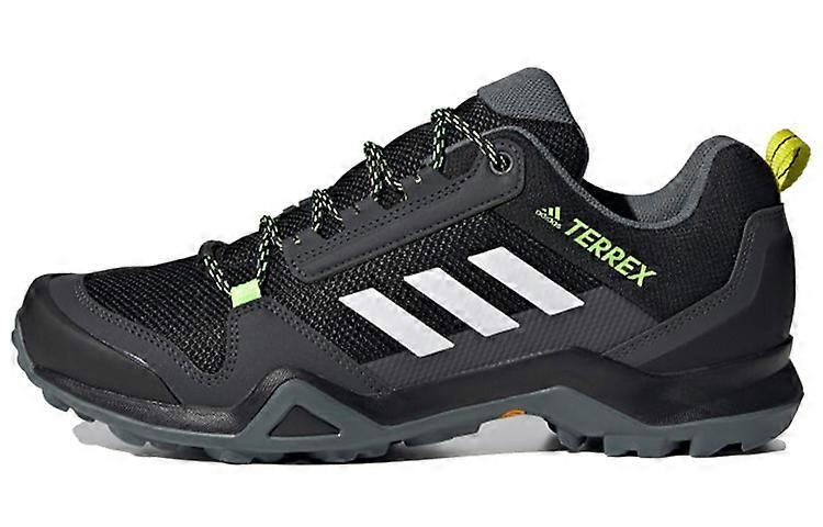 Adidas Terrex AX3 Vandresko i Syntetisk Læder, Komfortable, Åndbare, Lave Outdoorsko, Herre, Sort, Grå, FX4575