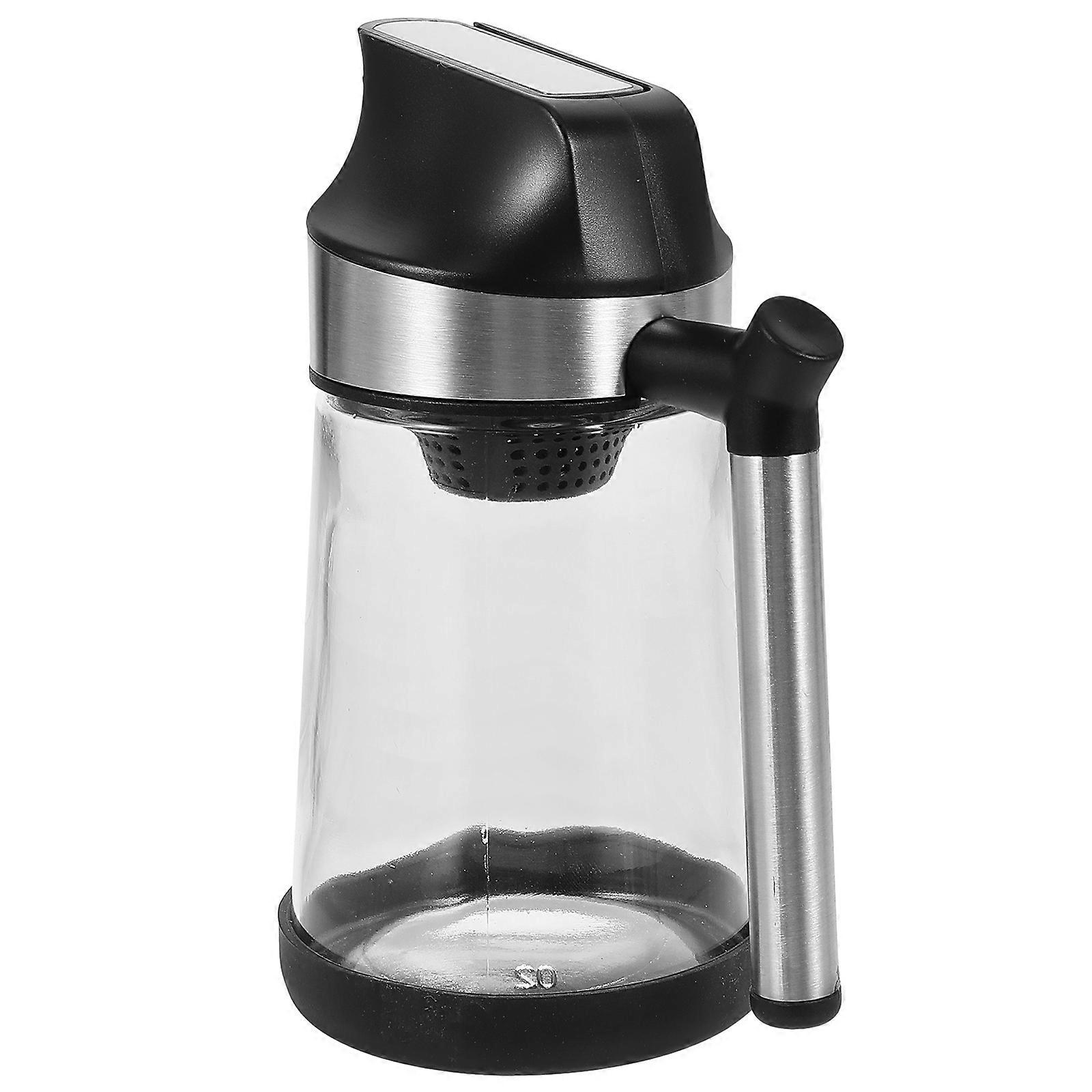 Oil Dispenser Bottle for Kitchen with Automatic Opening 2Pcs Set