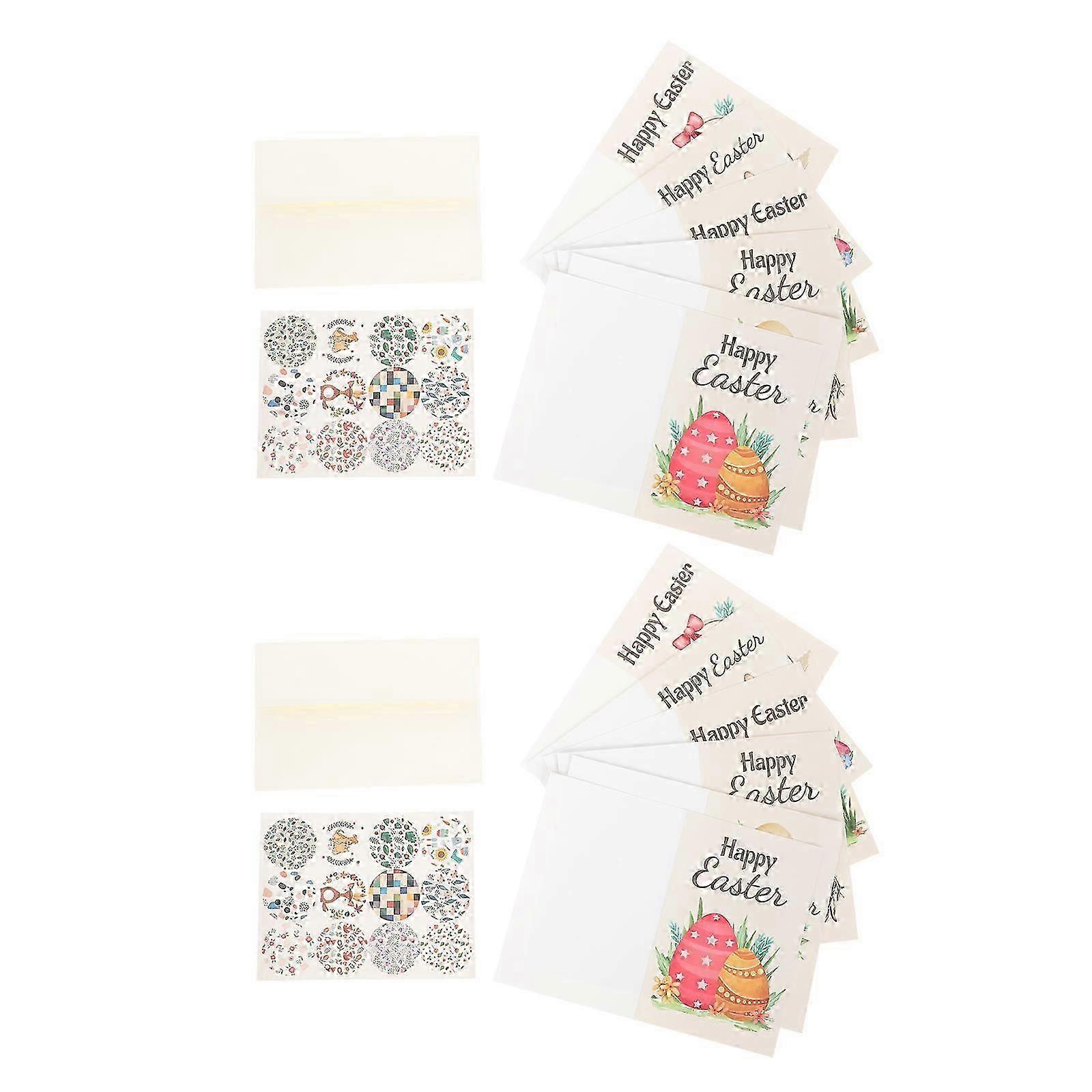 Easter Blessing Message Cards Paper Kit - 24 Sets Included