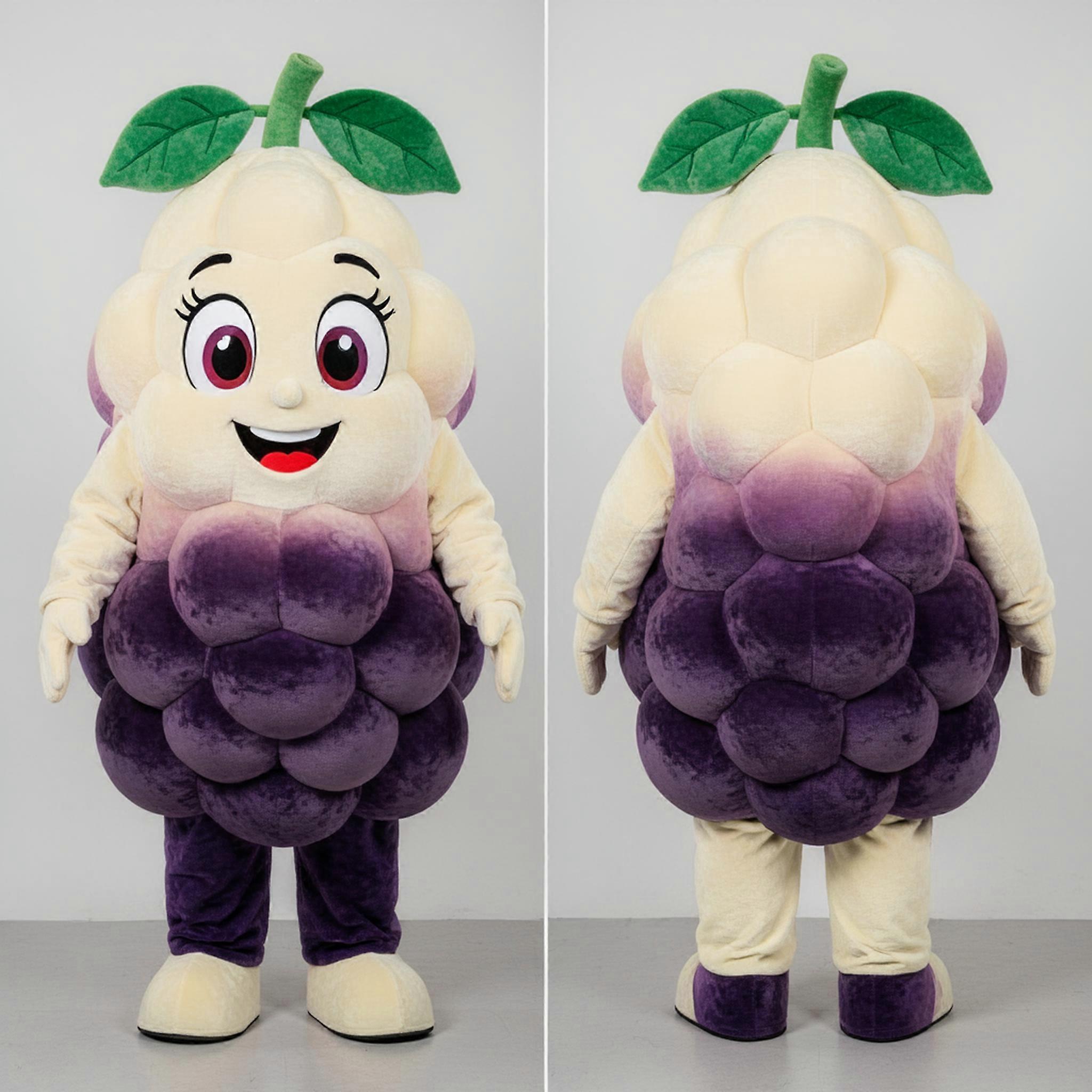 MASTICOT Creamy Rounded Grape Mascot