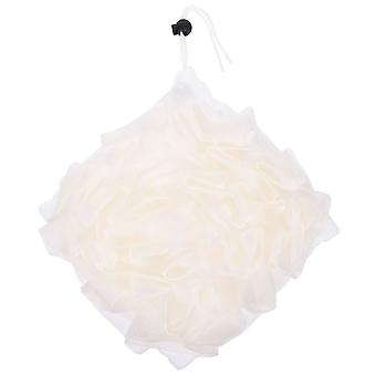 Washing Scrubber Bath Mesh Ball for Daily Use White Foaming Body Scrubber