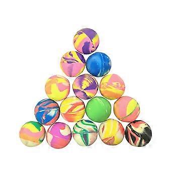 Bouncy Balls Jumping Ball for Playing 25Pcs Assorted Color Rubber Toys